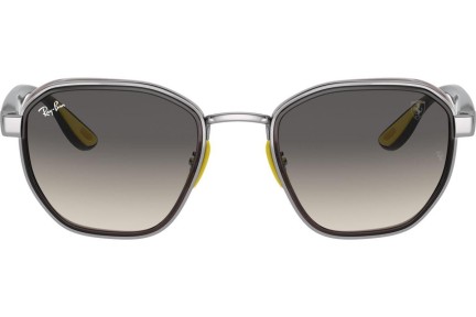 Okulary przeciwsłoneczne Ray-Ban Scuderia Ferrari Collection RB3674M F03011 Kwadratowe Srebrne