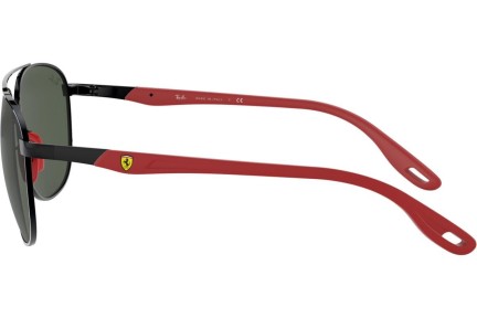 Okulary przeciwsłoneczne Ray-Ban Scuderia Ferrari Collection RB3659M F02871 Pilotki (Aviator) Czarne