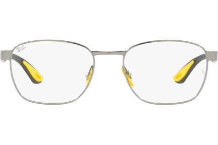Okulary korekcyjne Ray-Ban Scuderia Ferrari Collection RX6480M F065 Prostokątne Srebrne