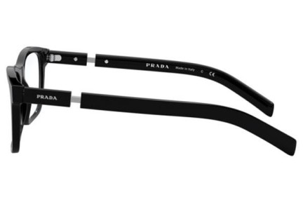 Okulary korekcyjne Prada PR16XV 1AB1O1 Prostokątne Czarne