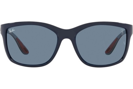Okulary przeciwsłoneczne Ray-Ban Scuderia Ferrari Collection RB8356M F62180 Prostokątne Niebieskie