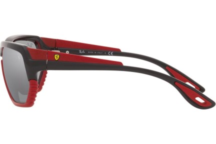 Okulary przeciwsłoneczne Ray-Ban RB4366M F6766G Prostokątne Czarne
