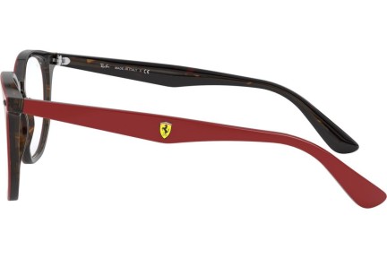 Okulary korekcyjne Ray-Ban Scuderia Ferrari Collection RX7151M F643 Okrągłe Czerwone