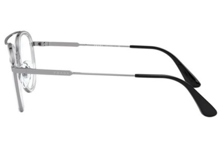 Okulary korekcyjne Prada PR66XV 07A1O1 Okrągłe Srebrne