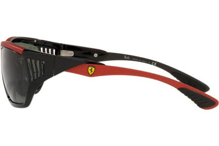 Okulary przeciwsłoneczne Ray-Ban Scuderia Ferrari Collection RB8359M F66171 Prostokątne Czarne
