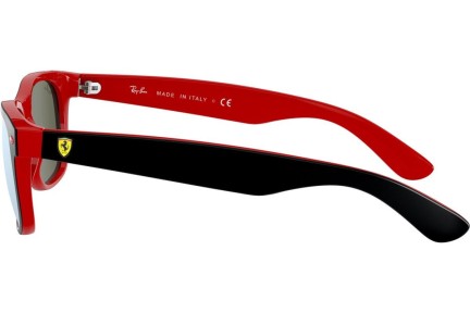 Okulary przeciwsłoneczne Ray-Ban New Wayfarer Scuderia Ferrari Collection RB2132M F63830 Kwadratowe Czarne