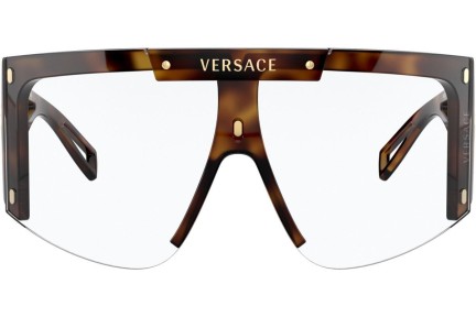 Okulary przeciwsłoneczne Versace Medusa Icon Shield VE4393 52171W Pojedyncze | Shield Havana