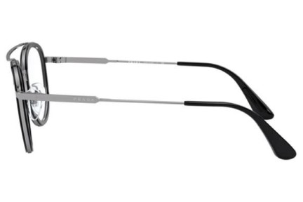 Okulary korekcyjne Prada PR66XV M4Y1O1 Okrągłe Czarne