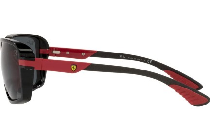 Okulary przeciwsłoneczne Ray-Ban Scuderia Ferrari Collection RB8360M F60187 Prostokątne Czarne