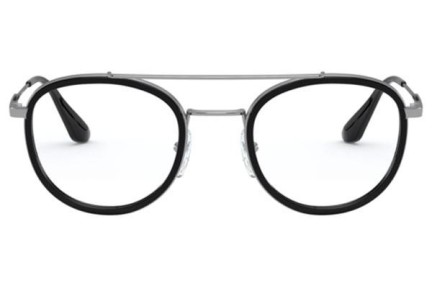 Okulary korekcyjne Prada PR66XV M4Y1O1 Okrągłe Czarne