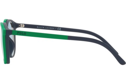 Okulary korekcyjne Polo Ralph Lauren PH4183U 6015/1 Okrągłe Niebieskie