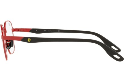 Okulary korekcyjne Ray-Ban Scuderia Ferrari Collection RX6484M F047 Kwadratowe Czerwone