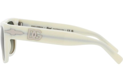 Okulary przeciwsłoneczne Persol PO3295S 116371 Kwadratowe Białe