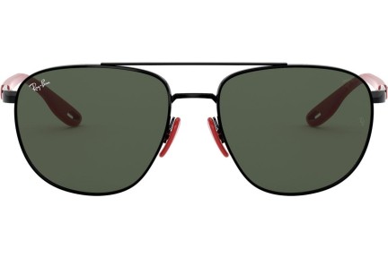 Okulary przeciwsłoneczne Ray-Ban Scuderia Ferrari Collection RB3659M F02871 Pilotki (Aviator) Czarne