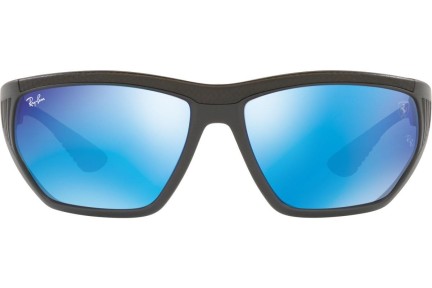 Okulary przeciwsłoneczne Ray-Ban Scuderia Ferrari Collection RB8359M F66455 Prostokątne Szare