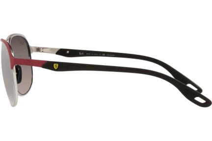 Okulary przeciwsłoneczne Ray-Ban Scuderia Ferrari Collection RB3685M F0455J Polarized Pilotki (Aviator) Czerwone