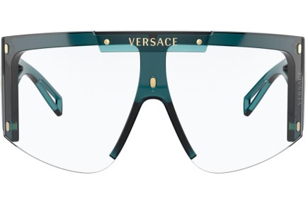 Okulary przeciwsłoneczne Versace Medusa Icon Shield VE4393 53351W Pojedyncze | Shield Niebieskie