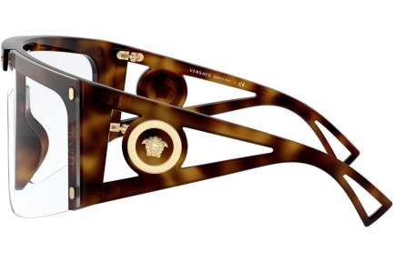 Okulary przeciwsłoneczne Versace Medusa Icon Shield VE4393 52171W Pojedyncze | Shield Havana