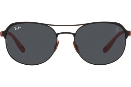 Okulary przeciwsłoneczne Ray-Ban Scuderia Ferrari Collection RB3685M F04187 Pilotki (Aviator) Czarne