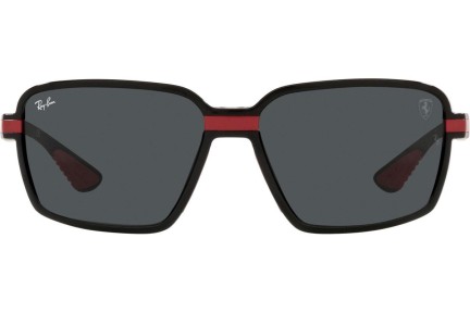 Okulary przeciwsłoneczne Ray-Ban Scuderia Ferrari Collection RB8360M F60187 Prostokątne Czarne