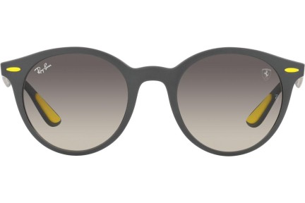 Okulary przeciwsłoneczne Ray-Ban RB4296M F60811 Okrągłe Szare