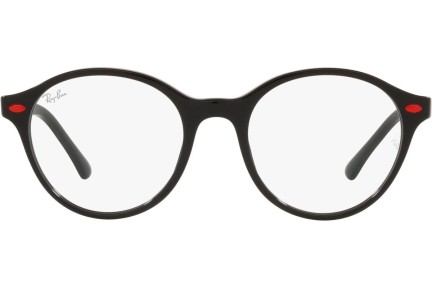 Okulary korekcyjne Ray-Ban Scuderia Ferrari Collection RX5404M F601 Okrągłe Czarne