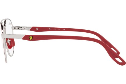 Okulary korekcyjne Ray-Ban Scuderia Ferrari Collection RX6473M F067 Okrągłe Czerwone