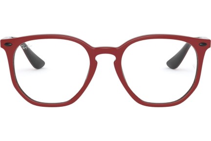 Okulary korekcyjne Ray-Ban Scuderia Ferrari Collection RX7151M F643 Okrągłe Czerwone