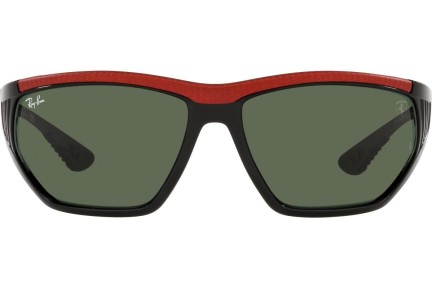 Okulary przeciwsłoneczne Ray-Ban Scuderia Ferrari Collection RB8359M F66171 Prostokątne Czarne
