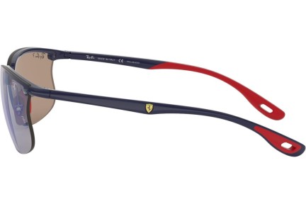 Okulary przeciwsłoneczne Ray-Ban RB4322M F606H0 Polarized Prostokątne Niebieskie