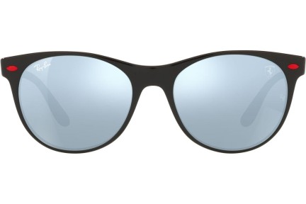 Okulary przeciwsłoneczne Ray-Ban Scuderia Ferrari Collection RB2202M F64430 Okrągłe Czarne