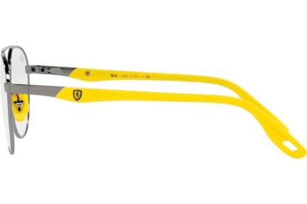 Okulary korekcyjne Ray-Ban Scuderia Ferrari Collection RX6473M F065 Okrągłe Srebrne