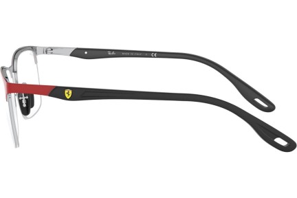 Okulary korekcyjne Ray-Ban Scuderia Ferrari Collection RX8416M F045 Prostokątne Czerwone