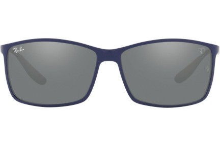 Okulary przeciwsłoneczne Ray-Ban RB4179M F6046G Prostokątne Niebieskie