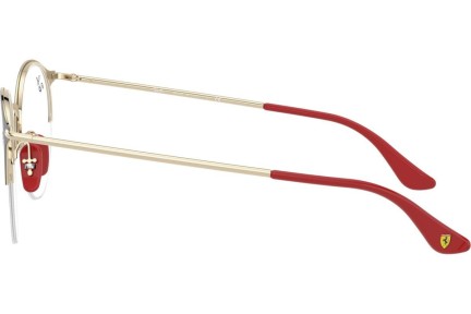 Okulary korekcyjne Ray-Ban Scuderia Ferrari Collection RX3578VM F061 Okrągłe Czarne