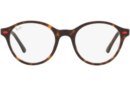 Okulary korekcyjne Ray-Ban Scuderia Ferrari Collection RX5404M F613 Okrągłe Havana