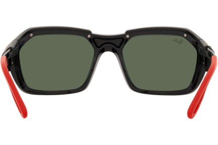 Okulary przeciwsłoneczne Ray-Ban RB4367M F65071 Prostokątne Czarne