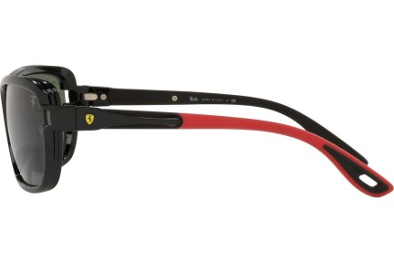 Okulary przeciwsłoneczne Ray-Ban RB4365M F60171 Prostokątne Czarne