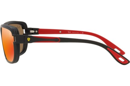Okulary przeciwsłoneczne Ray-Ban RB4365M F6026Q Prostokątne Czarne
