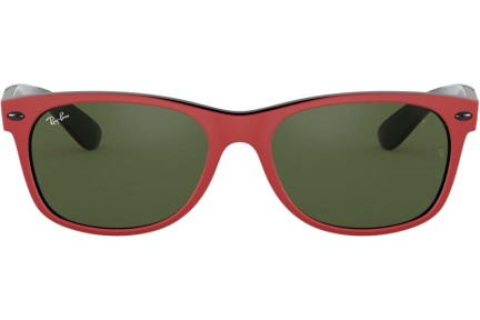 Okulary przeciwsłoneczne Ray-Ban New Wayfarer Scuderia Ferrari Collection RB2132M F63931 Kwadratowe Czerwone