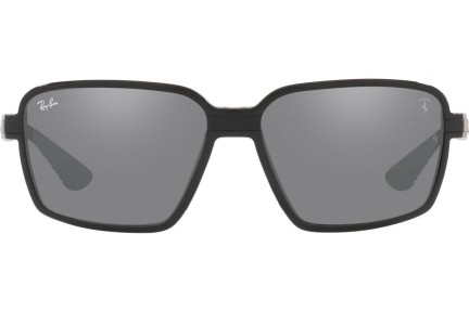 Okulary przeciwsłoneczne Ray-Ban Scuderia Ferrari Collection RB8360M F6616G Prostokątne Czarne