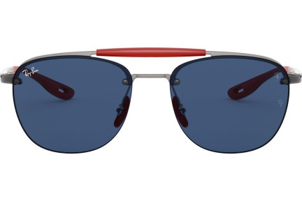 Okulary przeciwsłoneczne Ray-Ban Scuderia Ferrari Collection RB3662M F03780 Pilotki (Aviator) Srebrne