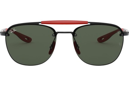 Okulary przeciwsłoneczne Ray-Ban Scuderia Ferrari Collection RB3662M F02871 Pilotki (Aviator) Czarne