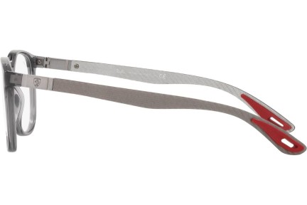 Okulary korekcyjne Ray-Ban Scuderia Ferrari Collection RX8907M F649 Kwadratowe Szare