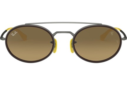 Okulary przeciwsłoneczne Ray-Ban RB3847M F0493K Owalne Srebrne