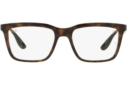 Okulary korekcyjne Ray-Ban Scuderia Ferrari Collection RX7192M F646 Kwadratowe Havana