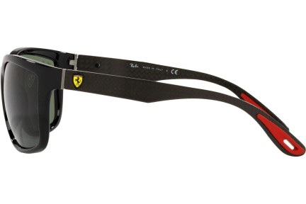 Okulary przeciwsłoneczne Ray-Ban Scuderia Ferrari Collection RB8356M F63271 Prostokątne Czarne