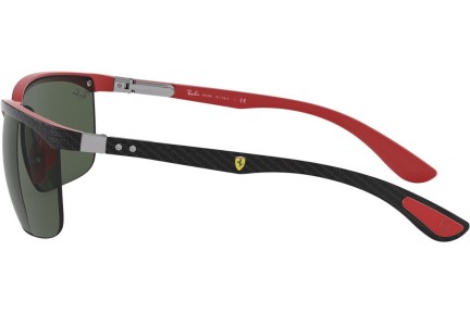 Okulary przeciwsłoneczne Ray-Ban Scuderia Ferrari Collection RB8324M F05071 Prostokątne Brązowe