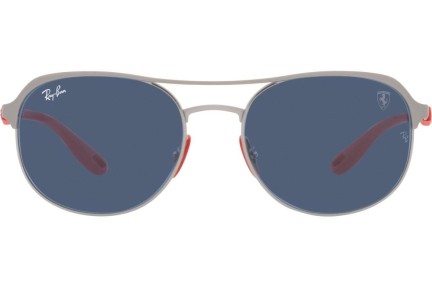 Okulary przeciwsłoneczne Ray-Ban Scuderia Ferrari Collection RB3685M F07180 Pilotki (Aviator) Srebrne