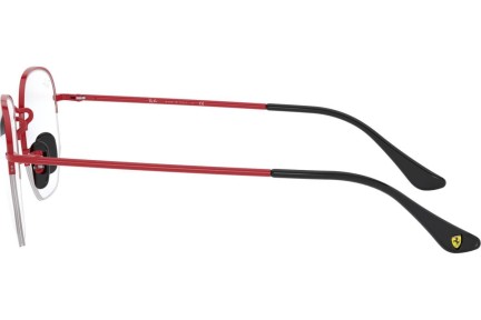 Okulary korekcyjne Ray-Ban Scuderia Ferrari Collection RX6448M F047 Kwadratowe Czerwone